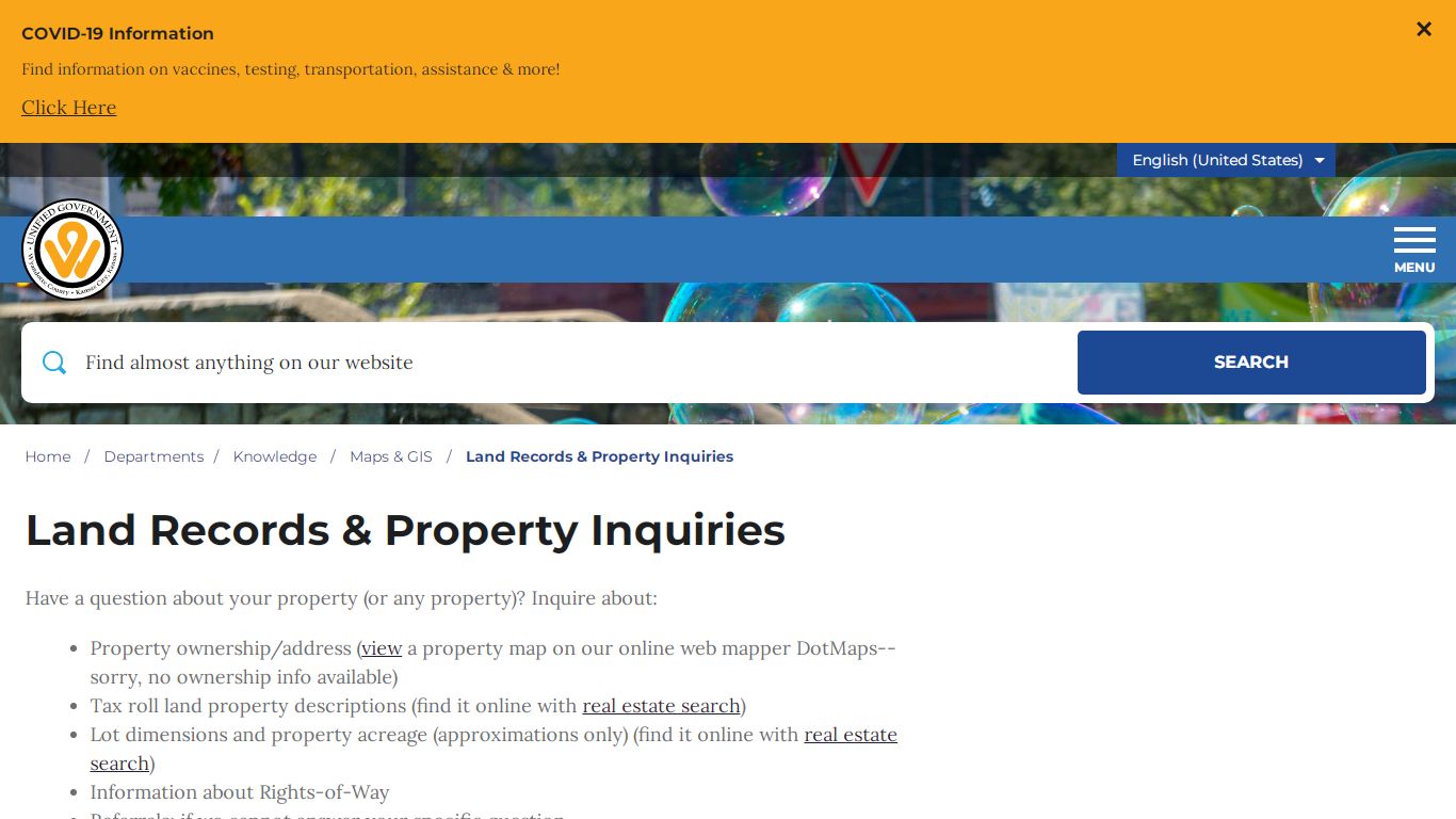 Land Records & Property Inquiries - Wyandotte County, Kansas